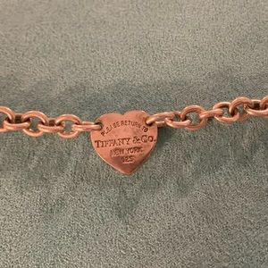 Tiffany heart tag bracelet